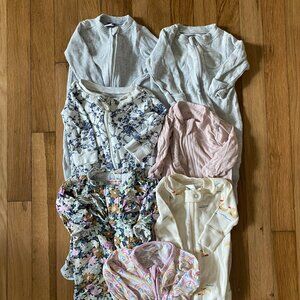 Baby Girl Footies Sleepers - 0-3mo - Old Navy - Little Sleepies - Magnetic Me